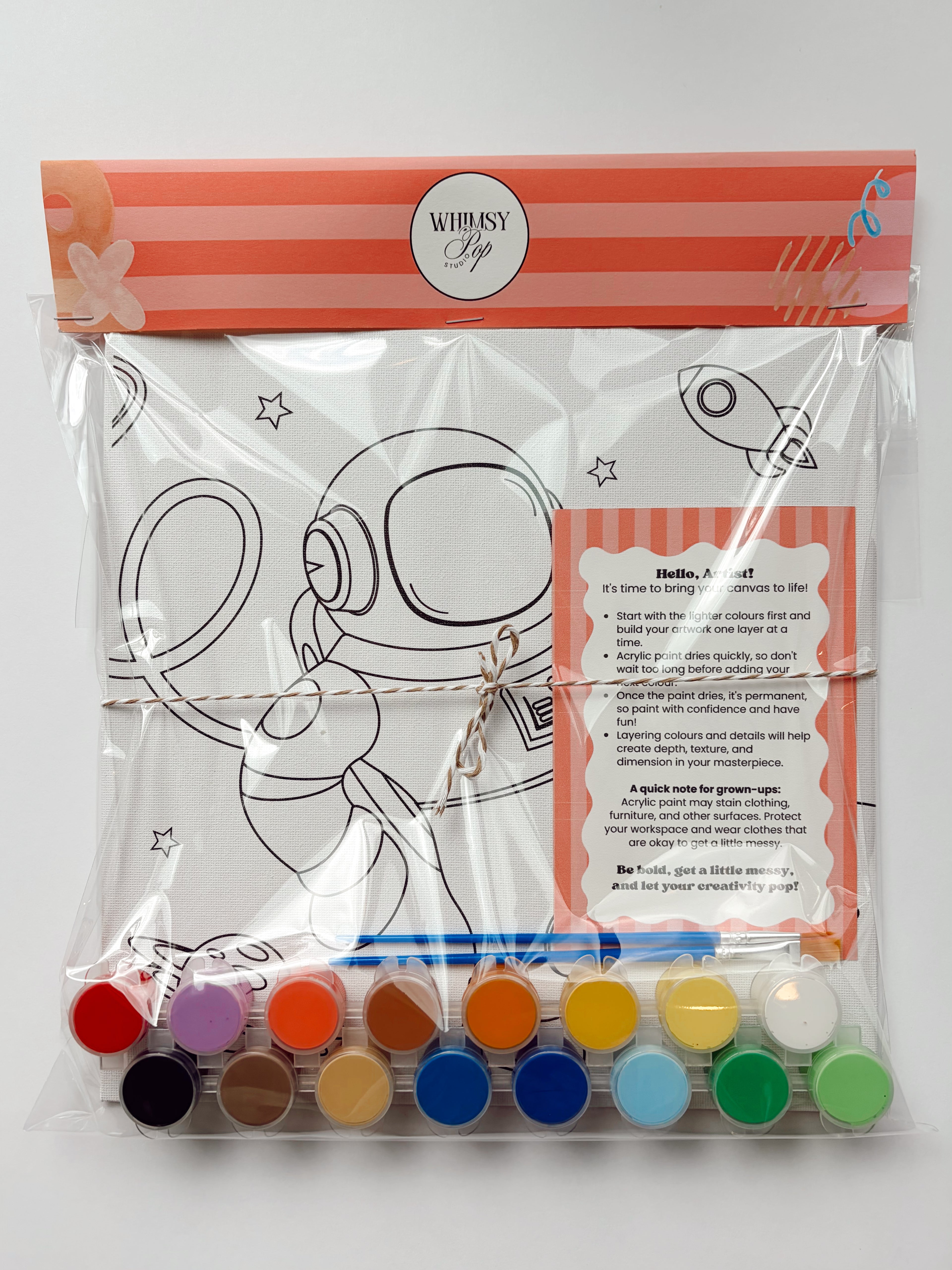 Paint & Create Canvas Set