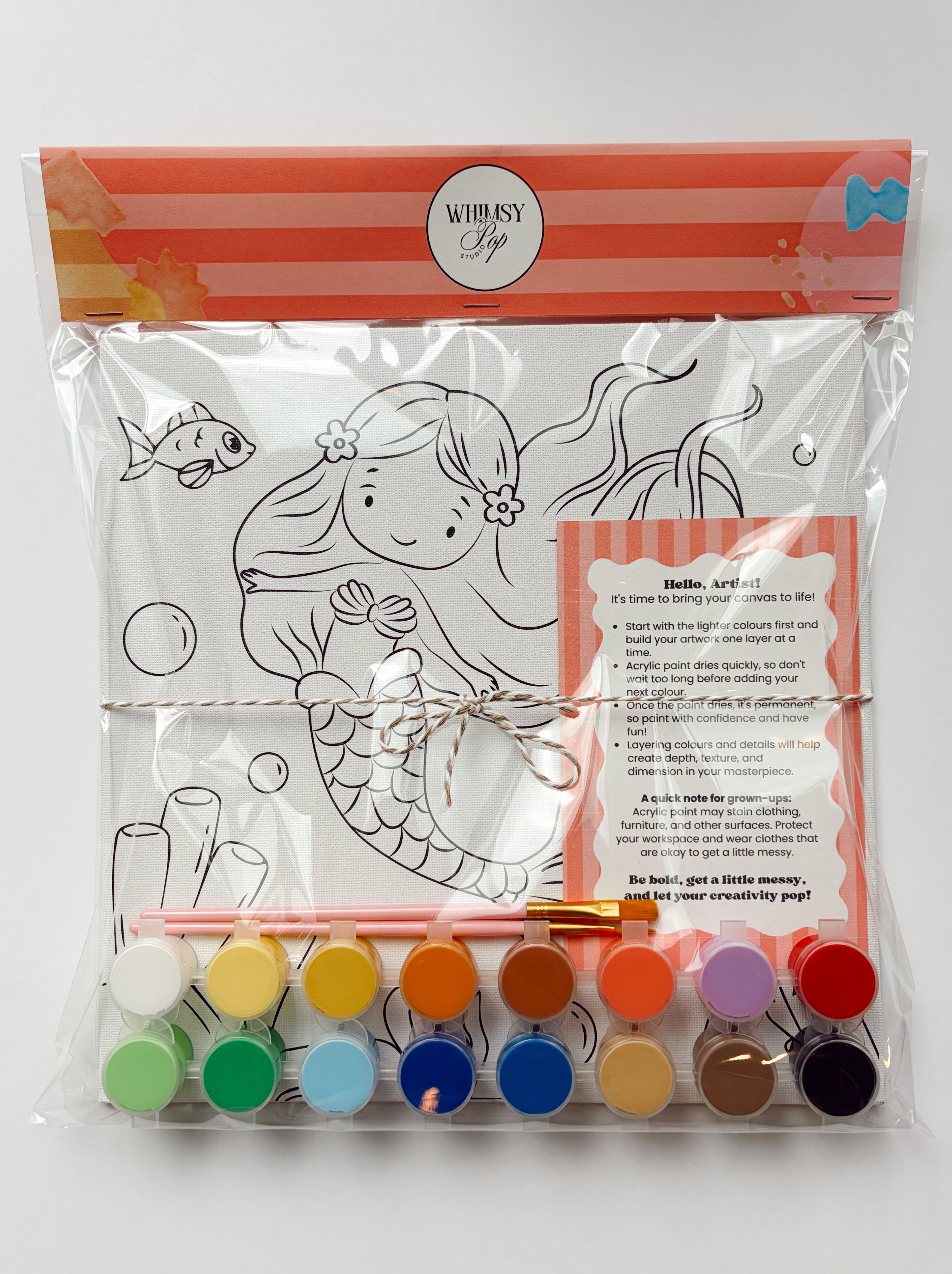 Paint & Create Canvas Set