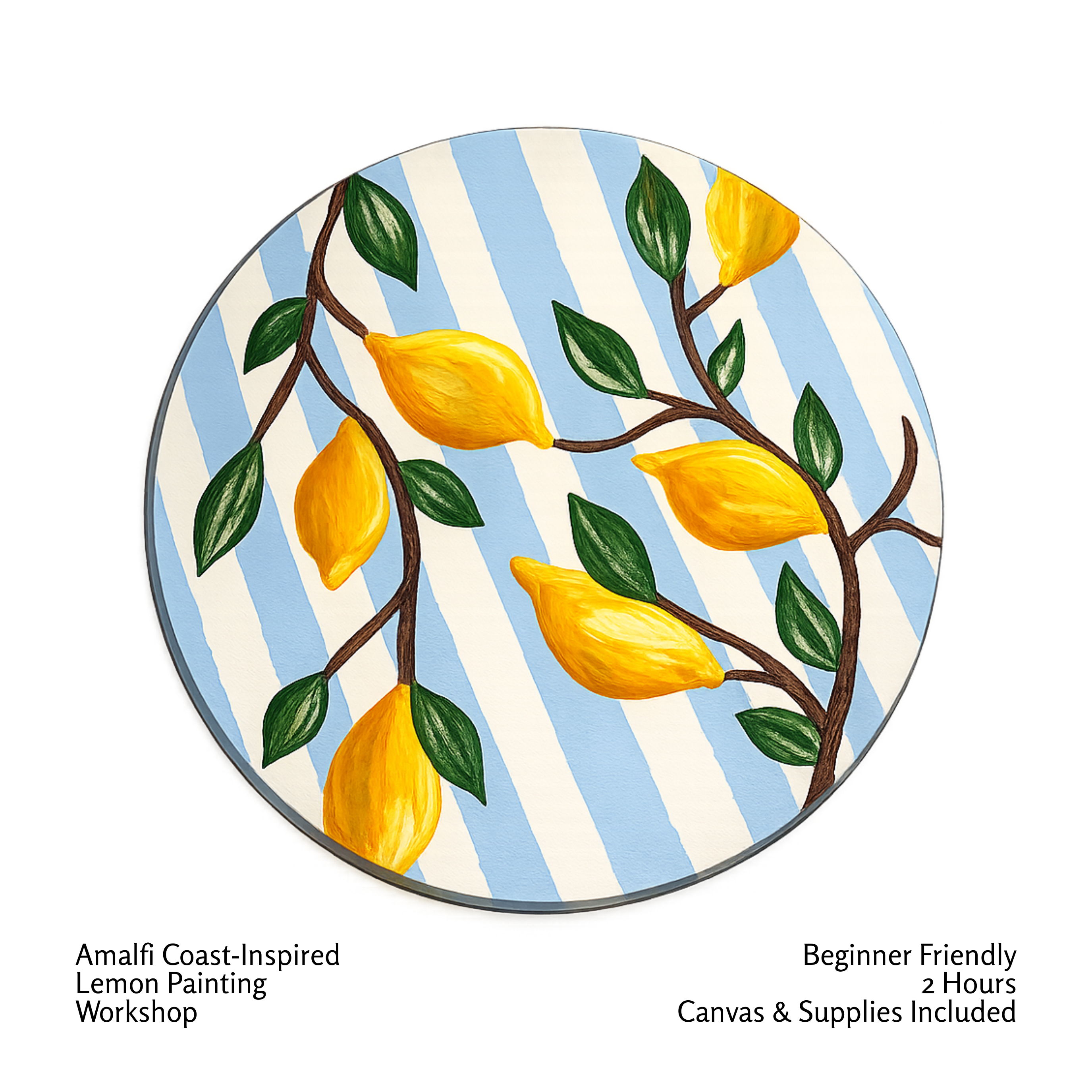 Amalfi Coast Lemon Painting Workshop at Dopamine Boutique